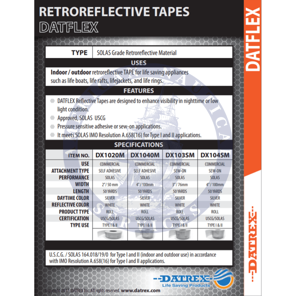 SOLAS Reflective Tape (4” x 150')