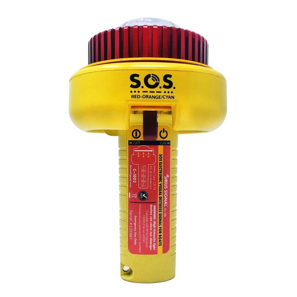 SOS Two Color Distress Light, Flag & Whistle (C-1002)