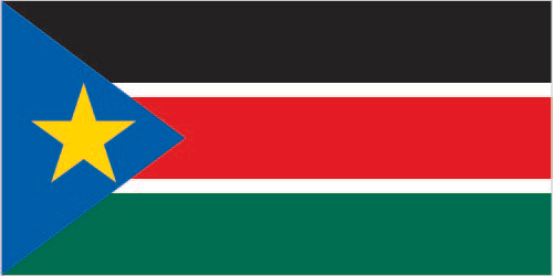 South Sudan Country Flag
