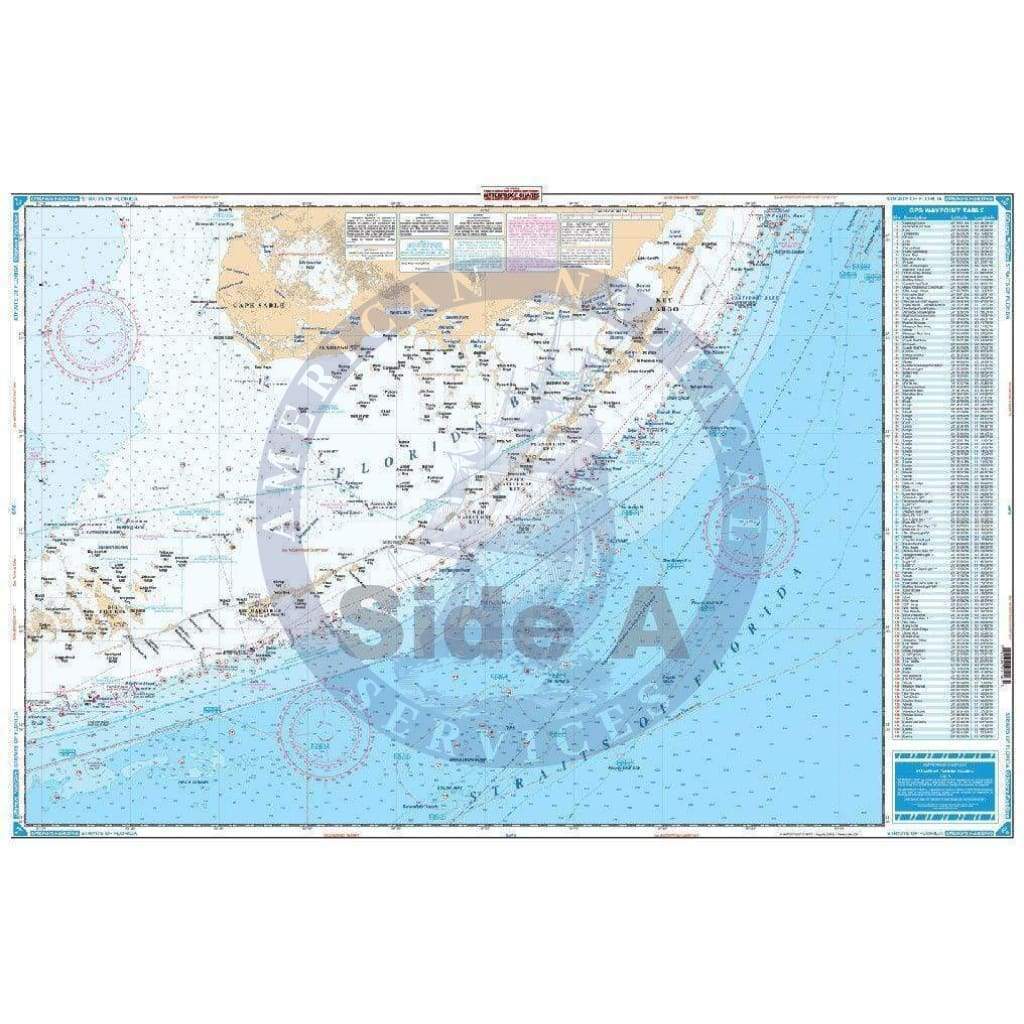 Straits of Florida Offshore Fish and Dive Chart 10F
