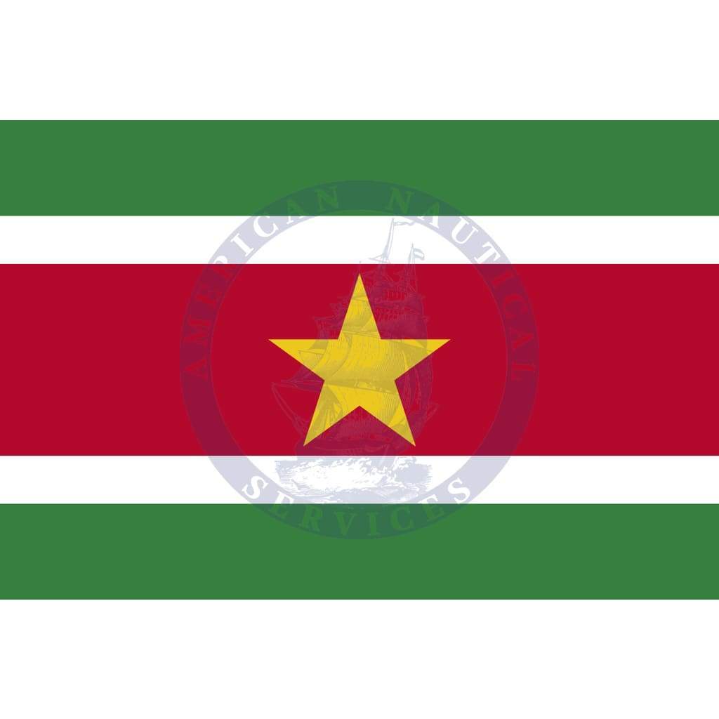Suriname Country Flag