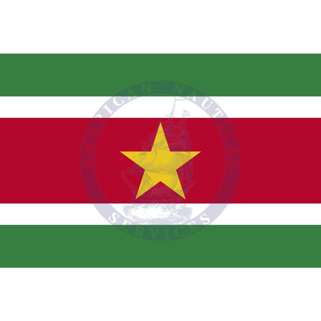 Suriname Country Flag