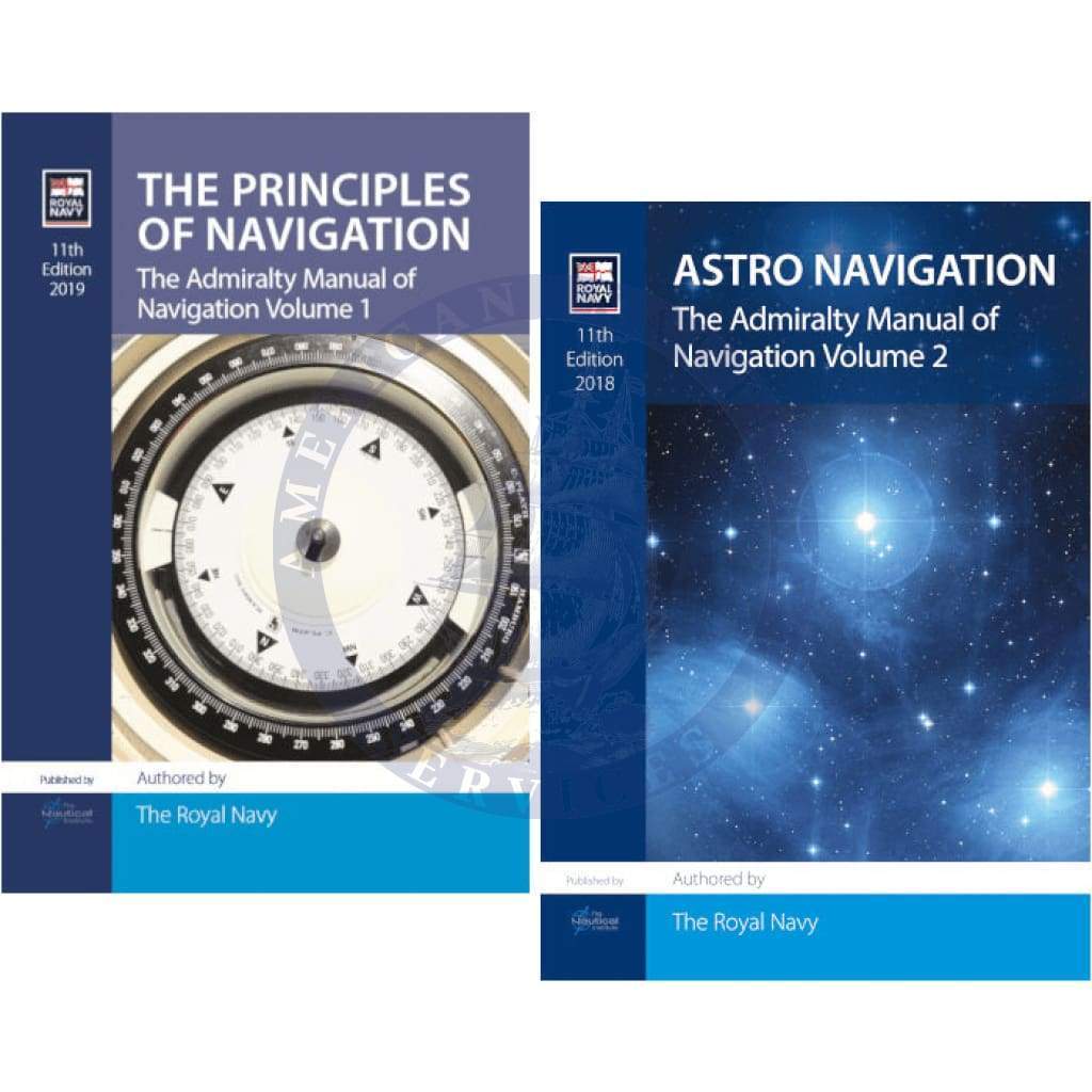 The Admiralty Manual of Navigation Vol. 1 & Vol. 2 Set