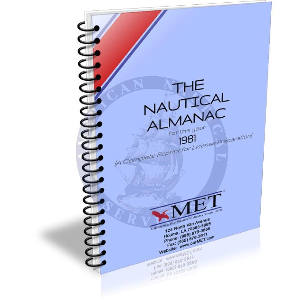 The Nautical Almanac for 1981 - Merchant Marine Exam (BK-246)