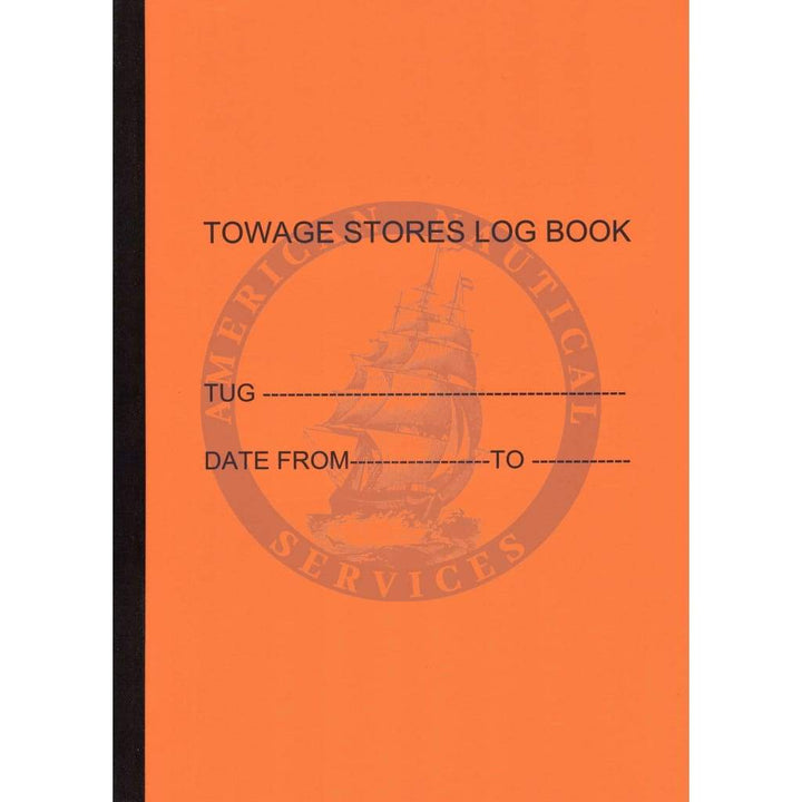Towage Stores Log Book Maritime Record Amnautical
