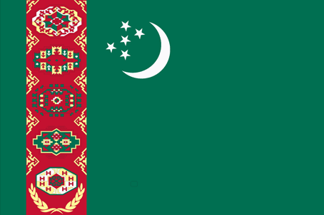 Turkmenistan Country Flag