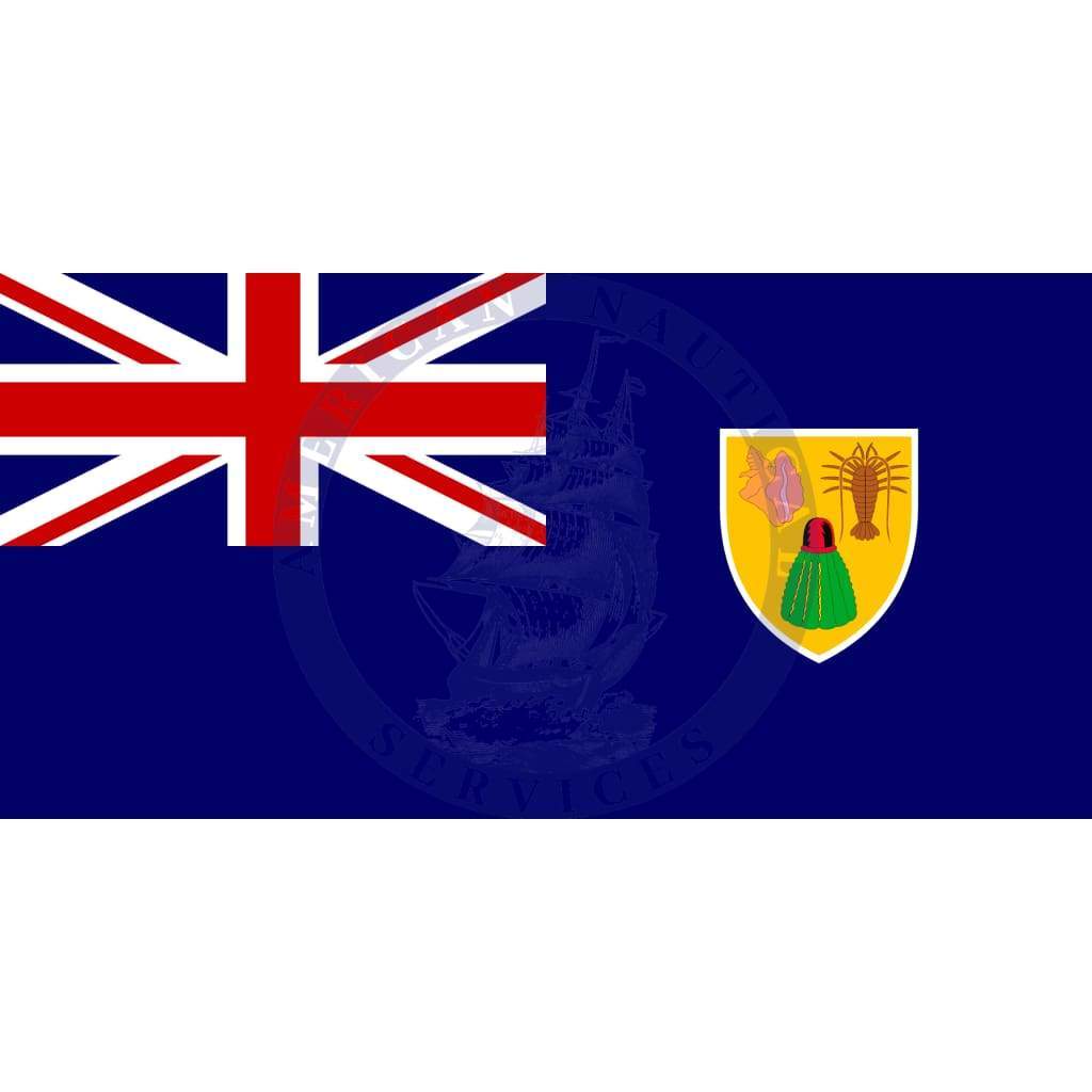 Turks & Caicos Country Flag