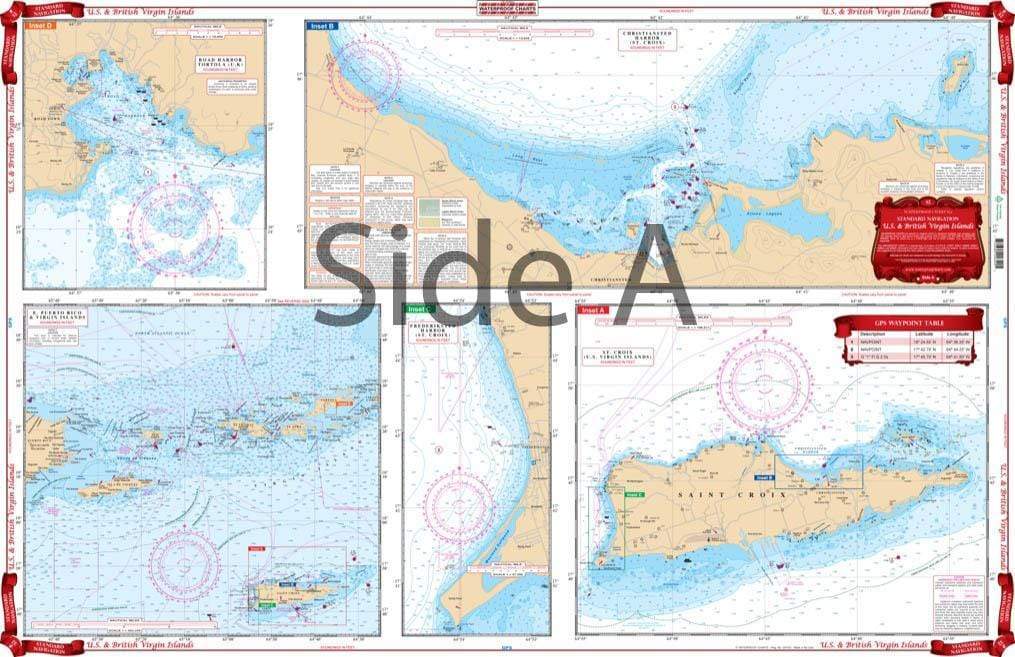U.S. and British Virgin Islands Navigation Chart 32