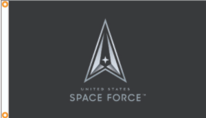 United States Space Force Logo Flag
