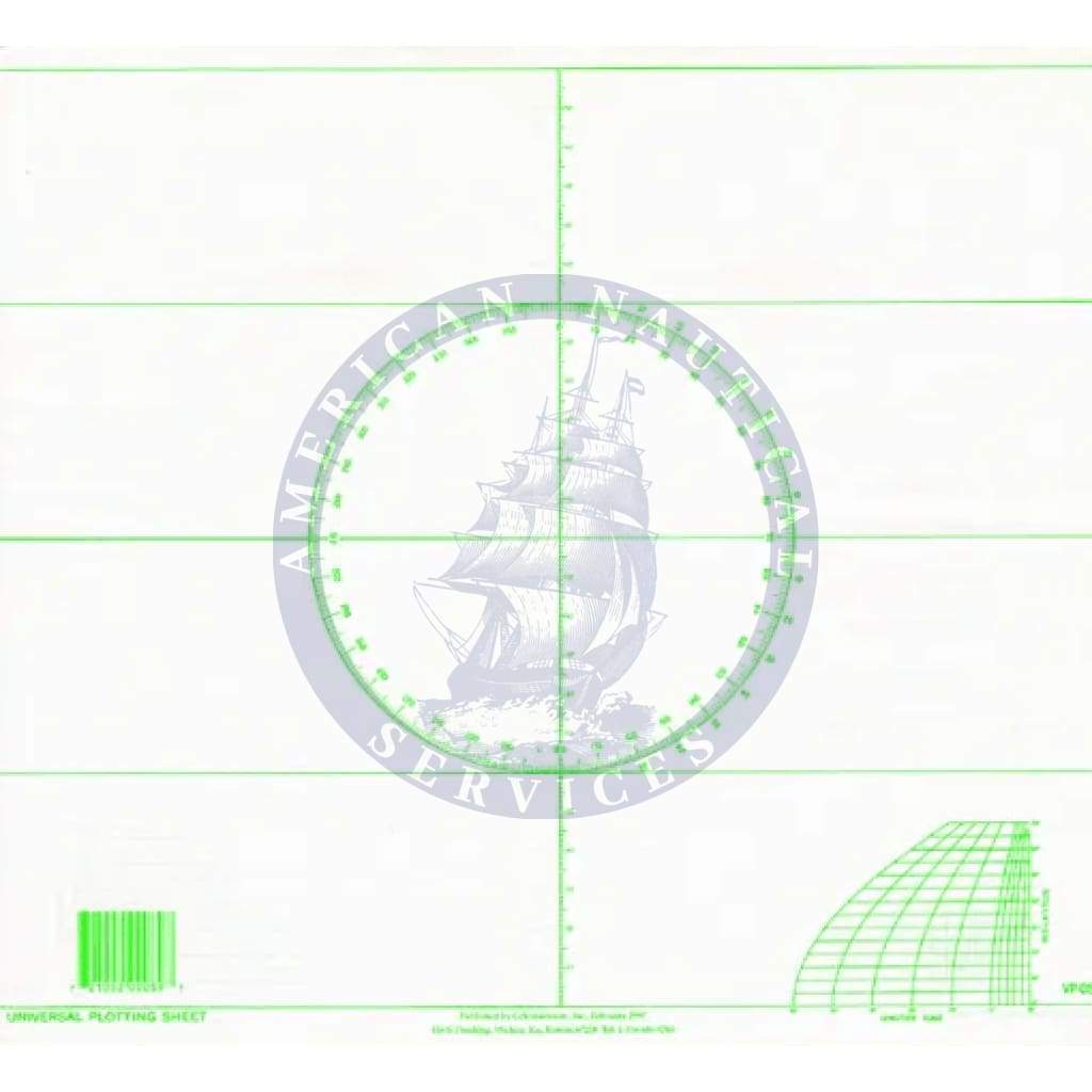 Universal Plotting Sheets VP-OS (Pad of 50) - Amnautical