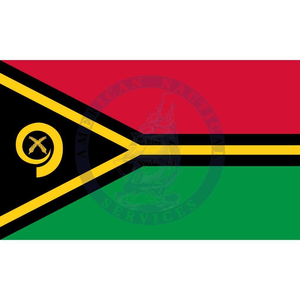 Vanuatu Country Flag