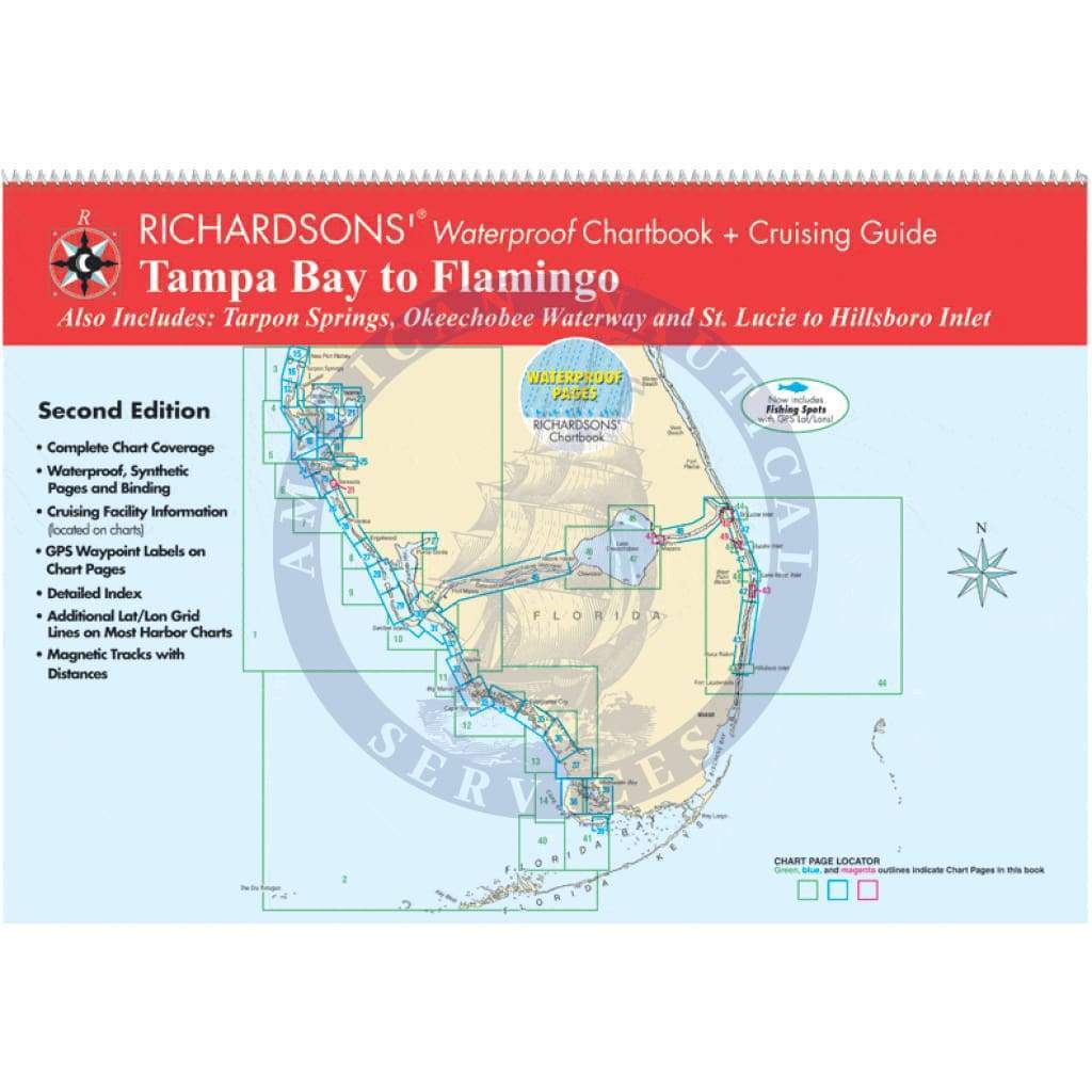 Waterproof Chartbook + Cruising Guide: Tampa Bay to Flamingo, 2nd Edition