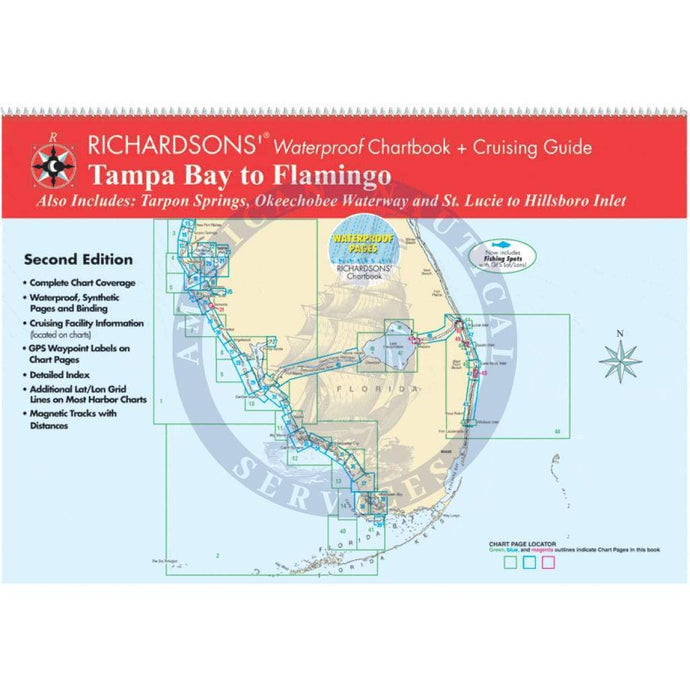 Waterproof Chartbook + Cruising Guide: Tampa Bay to Flamingo, 2nd Edition