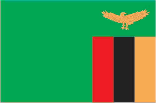 Zambia Country Flag